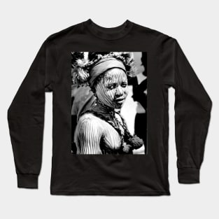 Vintage Portrait of a Liberian Woman Long Sleeve T-Shirt